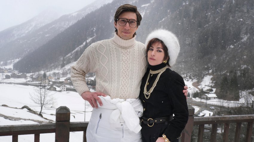 Adam Driver (Maurizio Gucci) and Lady Gaga (Patrizia Reggiani) in HOUSE OF GUCCI
Signore e Signora Gucci  #HouseOfGucci 
A film about the tumultuous Gucci family fashion dynasty and the murder of founder Guccio Gucci’s grandson Maurizio Gucci.
Director: Ridley Scott
Cast: Lady Gaga, Adam Driver, Al Pacino, Jeremy Irons, Jared Leto, Jack Huston