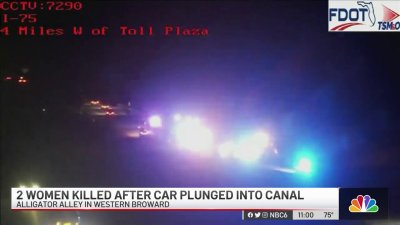 2 Killed After Car Plunges Into Canal in West Broward