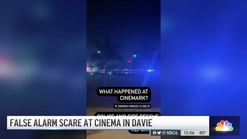 False Alarm Scare at Movie Theater in Davie