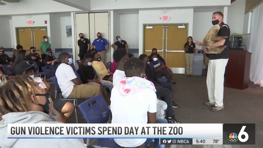 Gun Violence Victims Spend Day at the Zoo