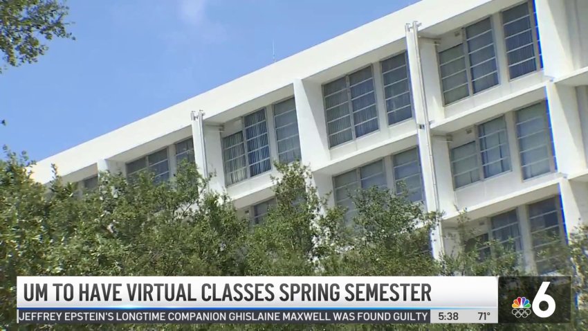 UM to Have Virtual Classes to Start Spring Semester
