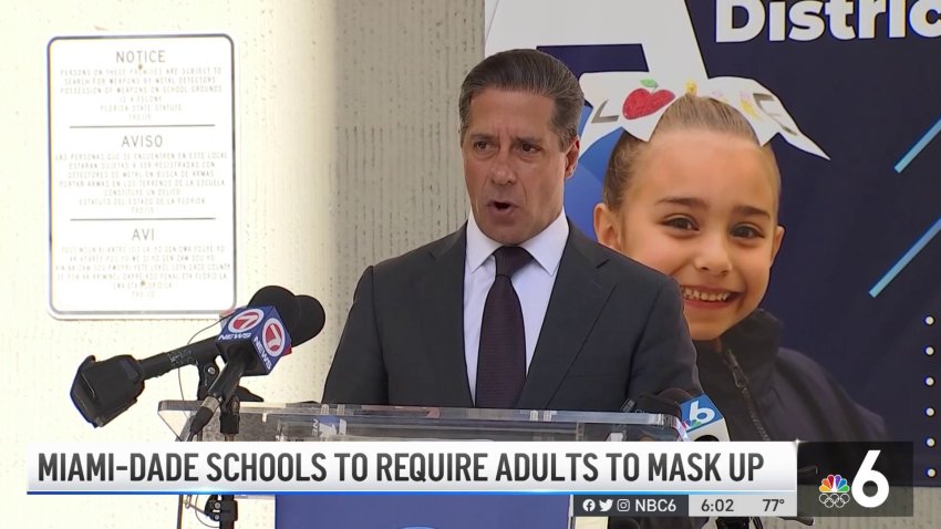 Miami-Dade Schools to Require Adults to Mask Up