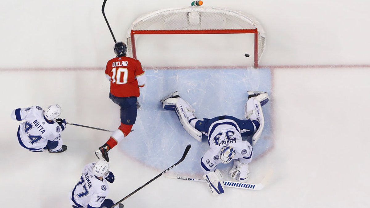 Anthony Duclair Jonathan Huberdeau Florida Panthers Tampa Bay Lightning 