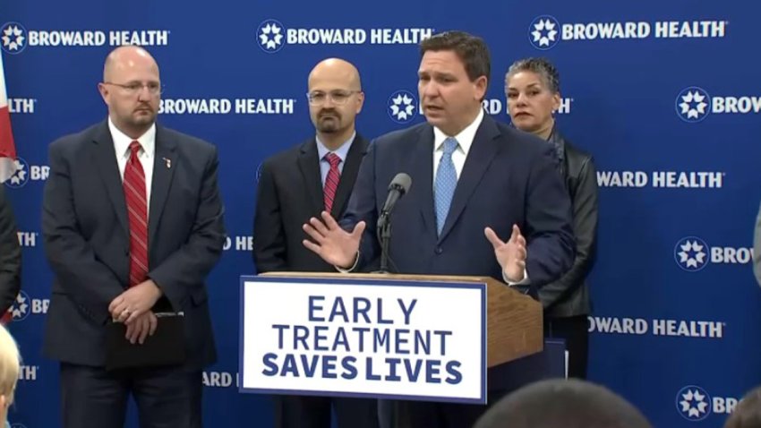WATCH: Florida Gov. Ron DeSantis Delivers News Conference Amid Omicron Surge