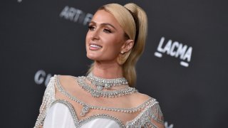 Paris Hilton attends the 10th Annual LACMA Art+Film Gala presented by Gucci at Los Angeles County Museum of Art on November 06, 2021. (Photo by Axelle/Bauer-Griffin/FilmMagic)