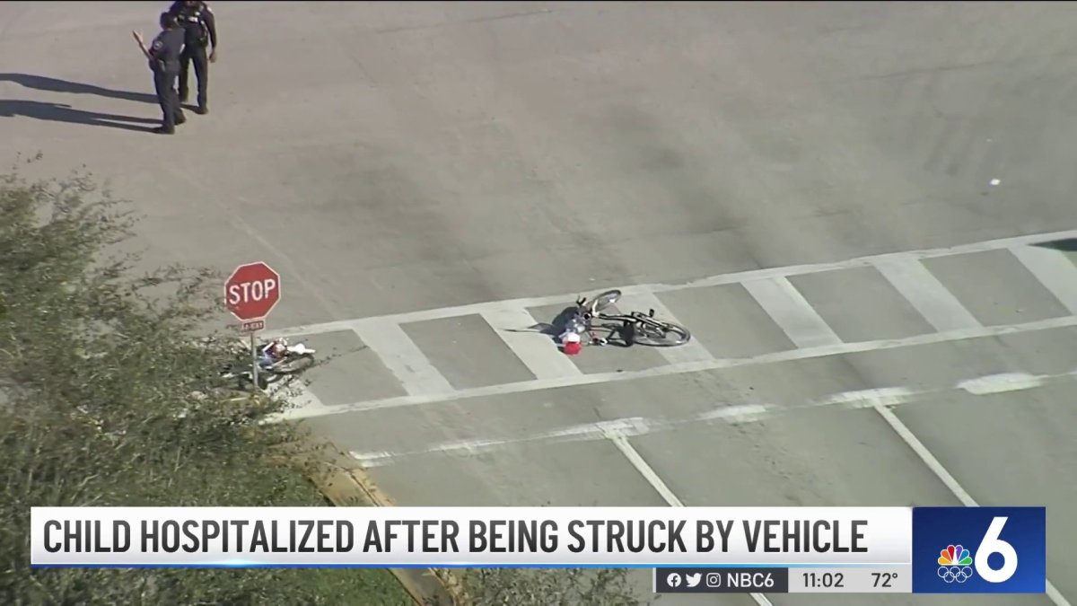 Child Hospitalized After Being Struck by Driver in Pembroke Pines – NBC ...