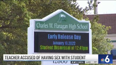 School Teacher Having Sex - Flanagan High School Teacher Accused of Having Sex With Student â€“ NBC 6  South Florida