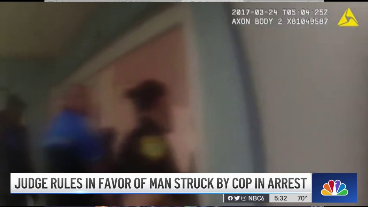 Judge Rules in Favor of Man Struck by Miami Beach Cop – NBC 6 South Florida