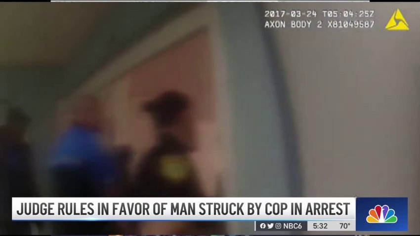 Judge Rules in Favor of Man Struck by Miami Beach Cop