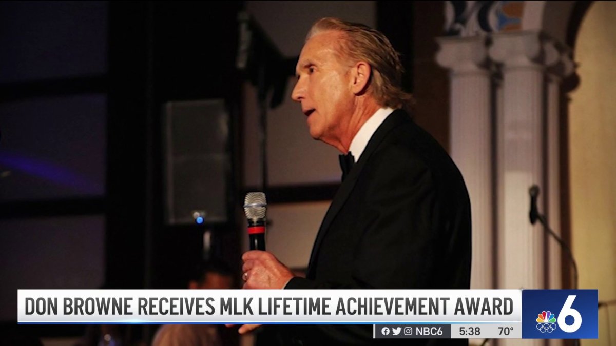 Don Browne Receives MLK Lifetime Achievement Award – NBC 6 South Florida