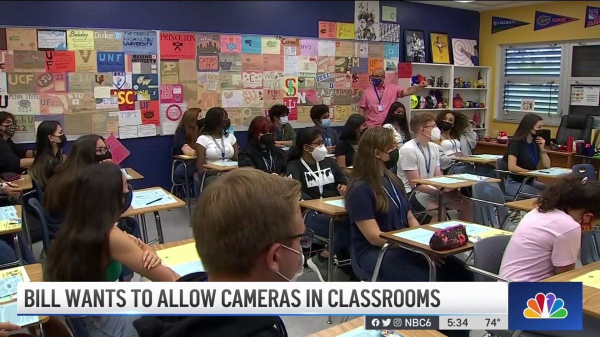 Cameras in classrooms up for debate during 2022 legislative session