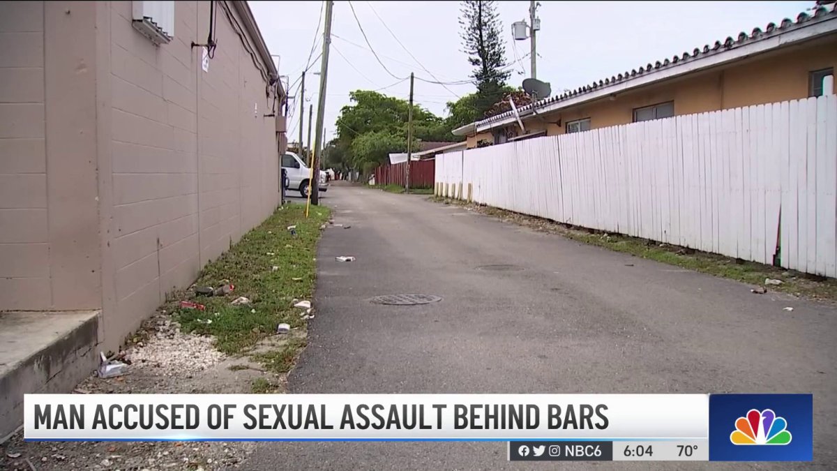 Man Accused of Sexual Assault Behind Bars – NBC 6 South Florida