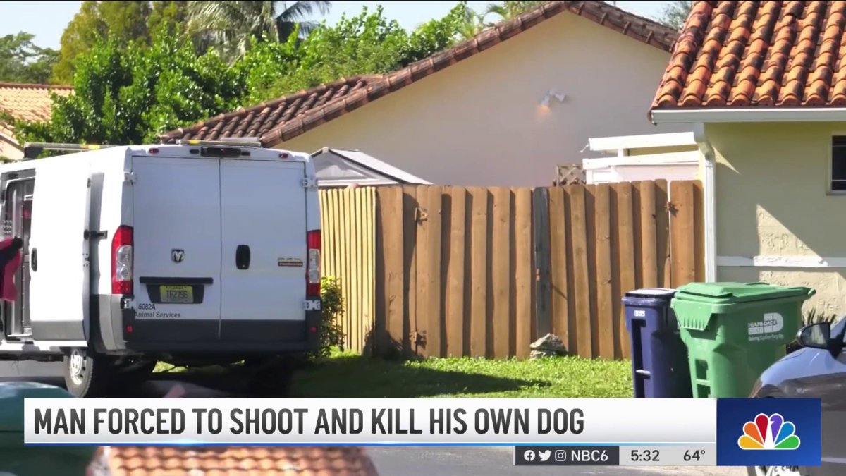 Man Forced to Shoot, Kill Own Dog in Miami-Dade – NBC 6 South Florida