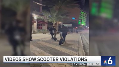 Videos Show E-Scooter Violations in Miami