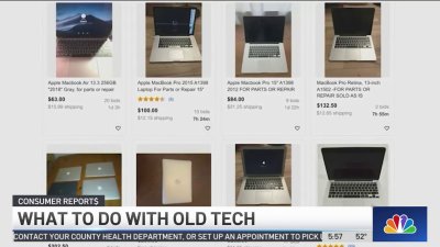 Consumer Reports: What to Do With Old Tech