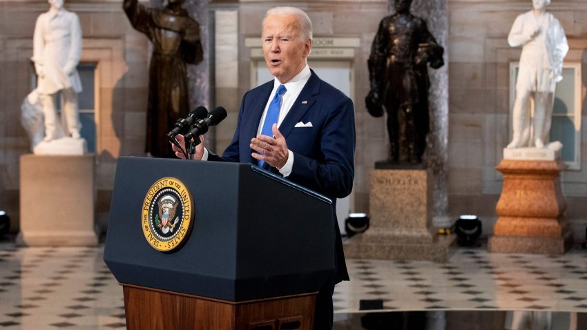 Biden on Jan. 6 Anniversary: ‘We Must Be Absolutely Clear About What Is True and What Is a Lie'