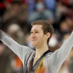 Jason Brown skates in the Men's Free Skate during the U.S. Figure Skating Championships at Bridgestone Arena on Jan. 9, 2022, in Nashville, Tennessee.
