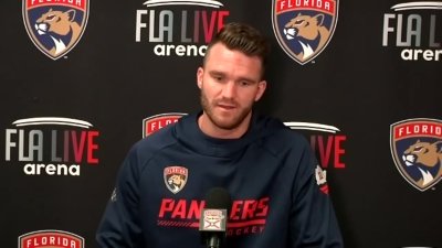 Jonathan Huberdeau Talks Panthers Success, All-Star Selection