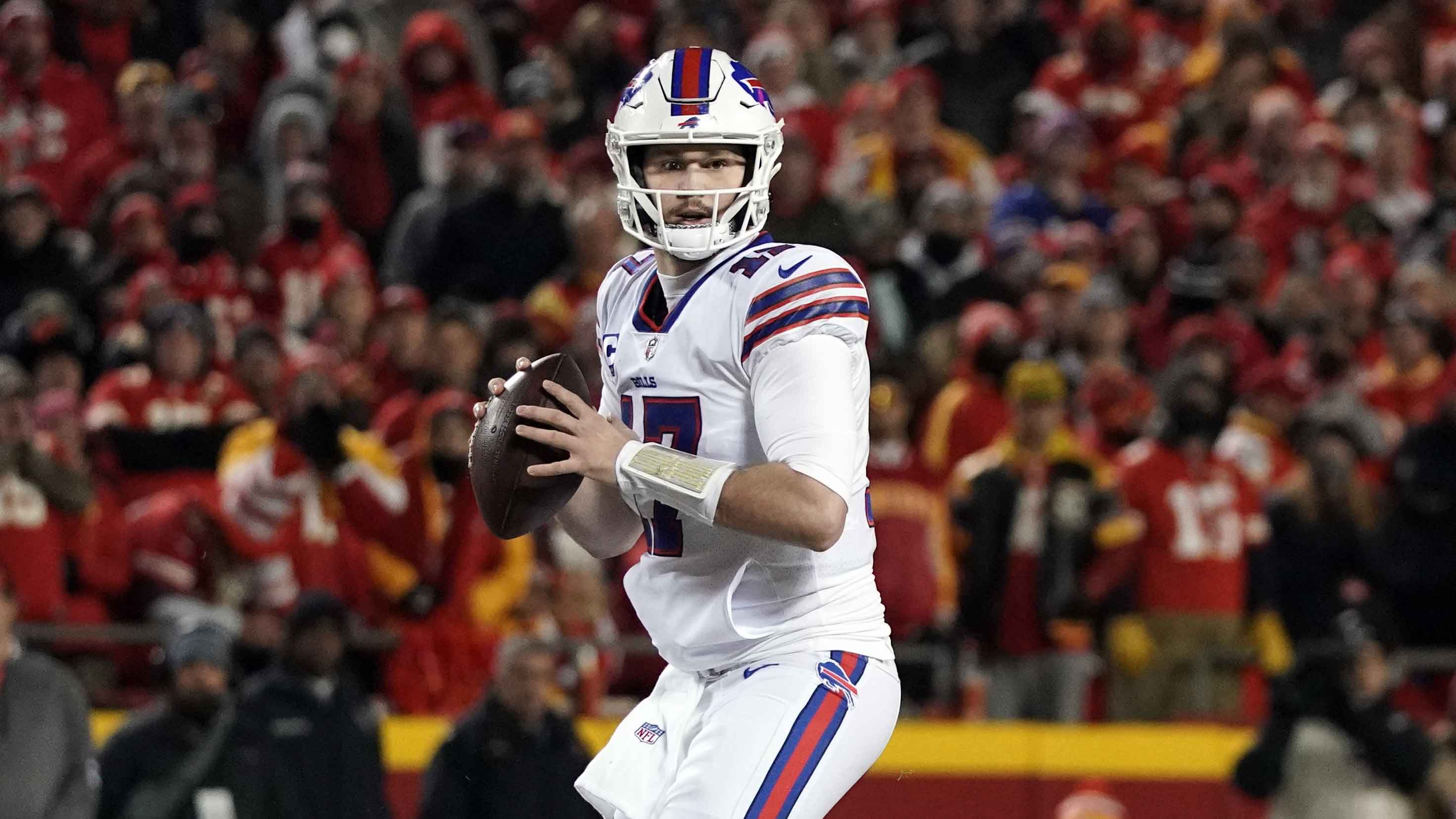 This camera angle of Josh Allen's 98-yard touchdown pass to Gabe