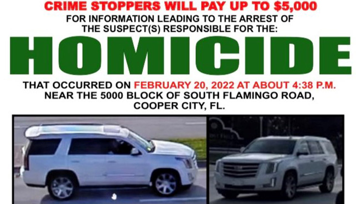 BSO Searching for Vehicle of Interest in Fatal ATV Rider Shooting in