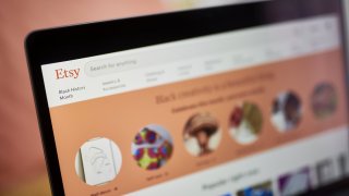 The Etsy website