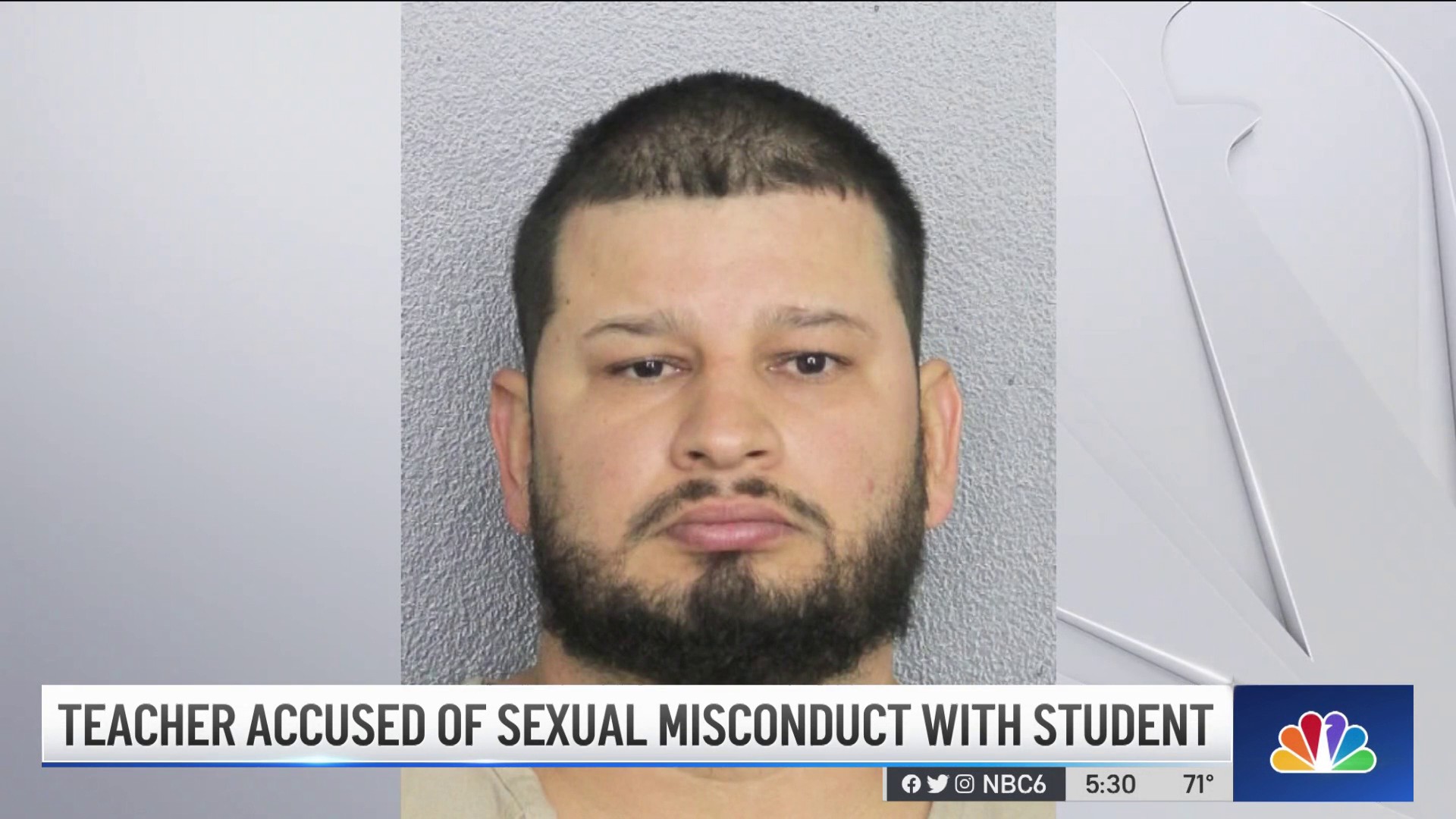 Teacher Accused Of Sexual Misconduct With Student – NBC 6 South Florida