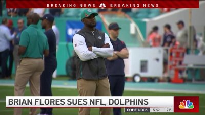 Fired Dolphins coach Brian Flores sues NFL, alleging racist hiring