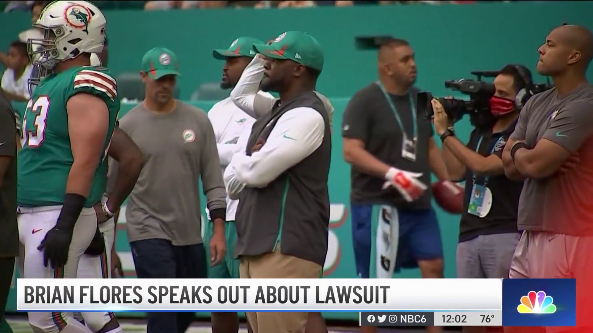 Former Dolphins coach Brian Flores speaks out against NFL's