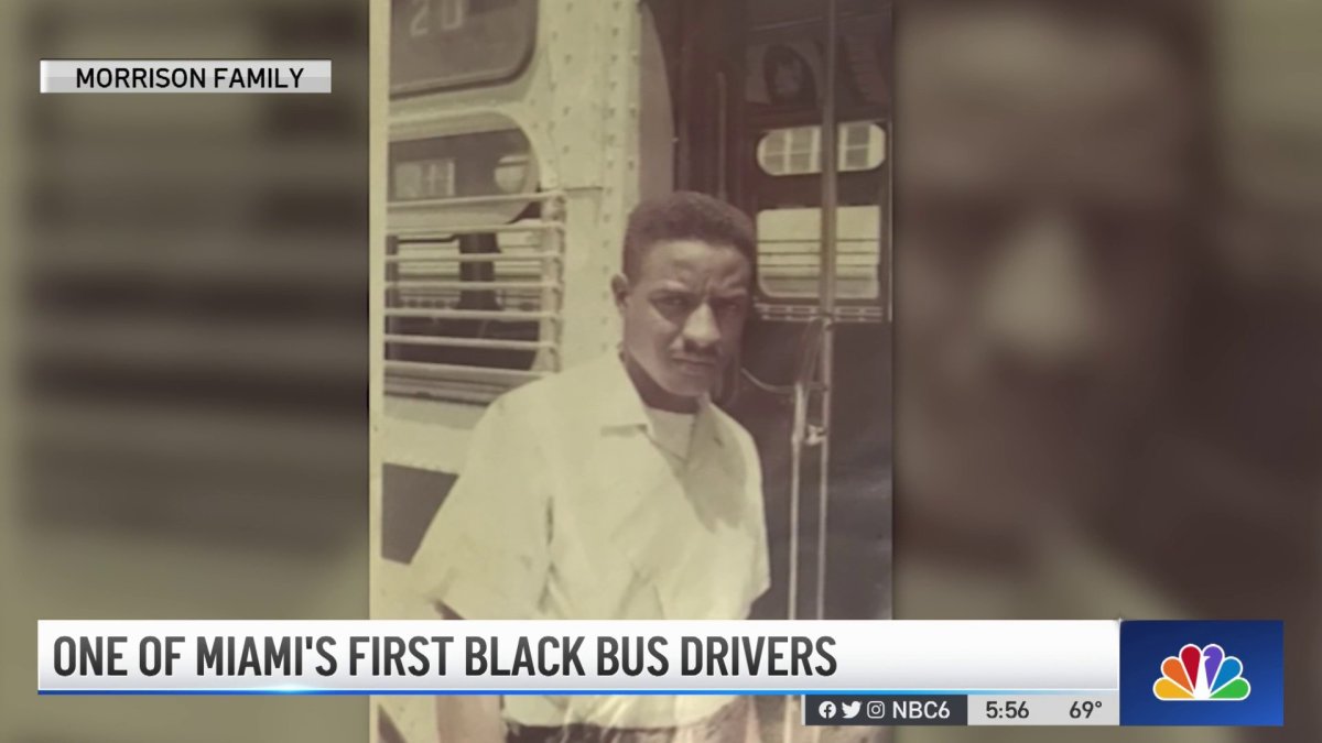 Celebrating Black History One of Miami’s First Black Bus Drivers NBC