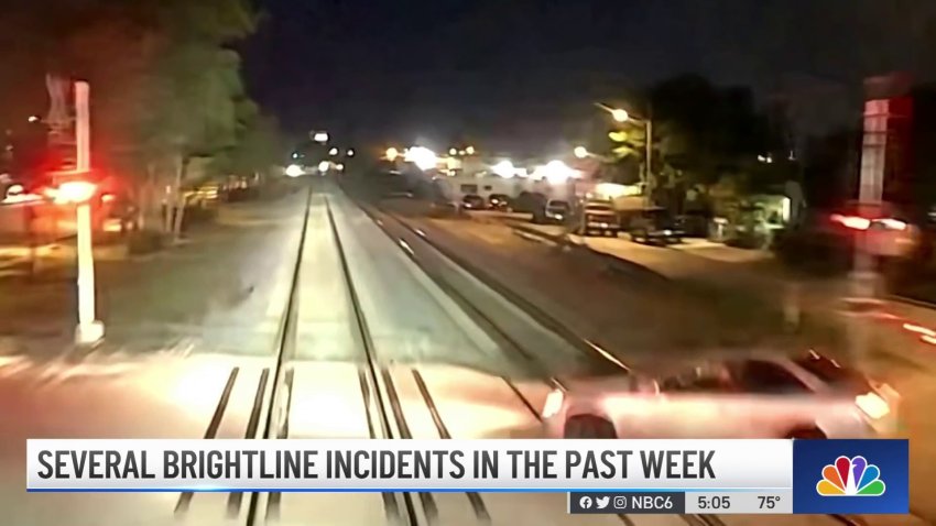 Dashcam Video Captures Third Brightline Collision This Week