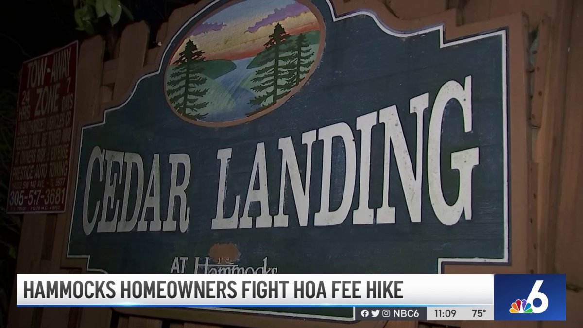 Hammocks Homeowners Fight HOA Fee Hike NBC 6 South Florida