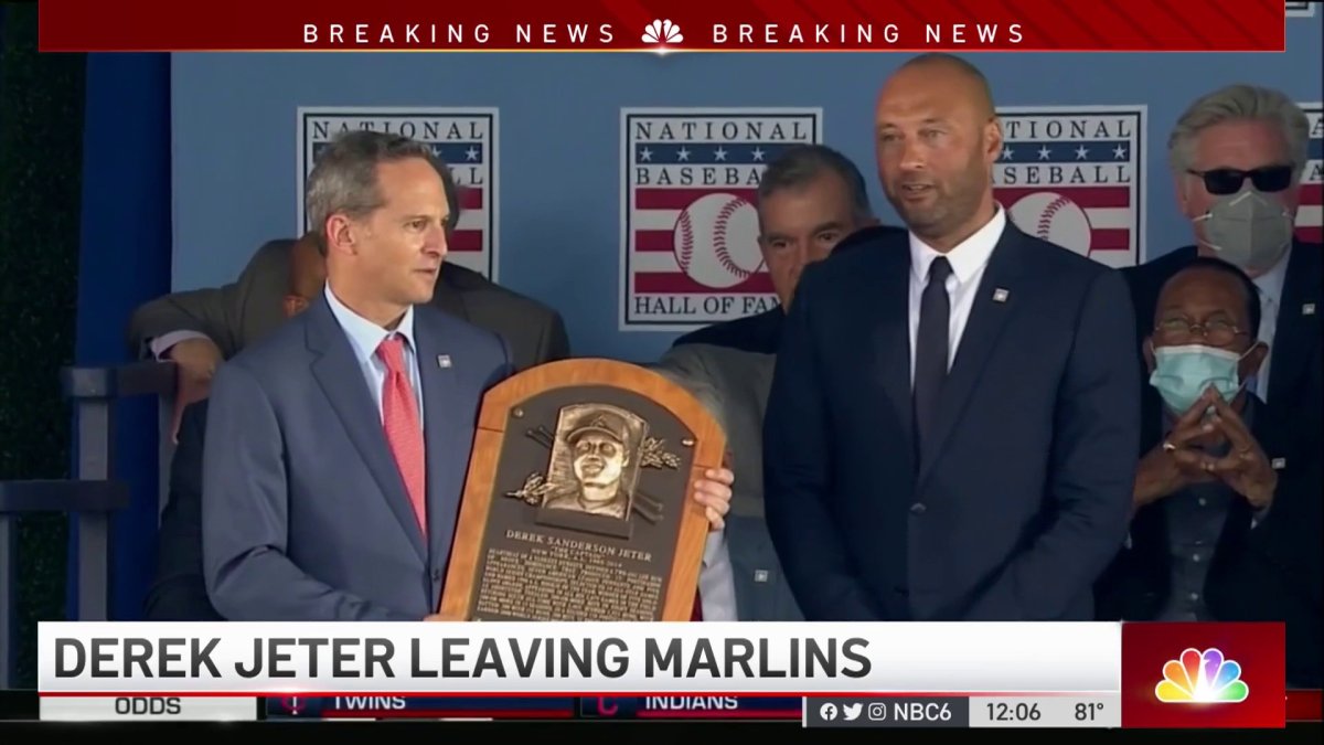 Derek Jeter leaves post as Marlins CEO, shareholder - NBC Sports