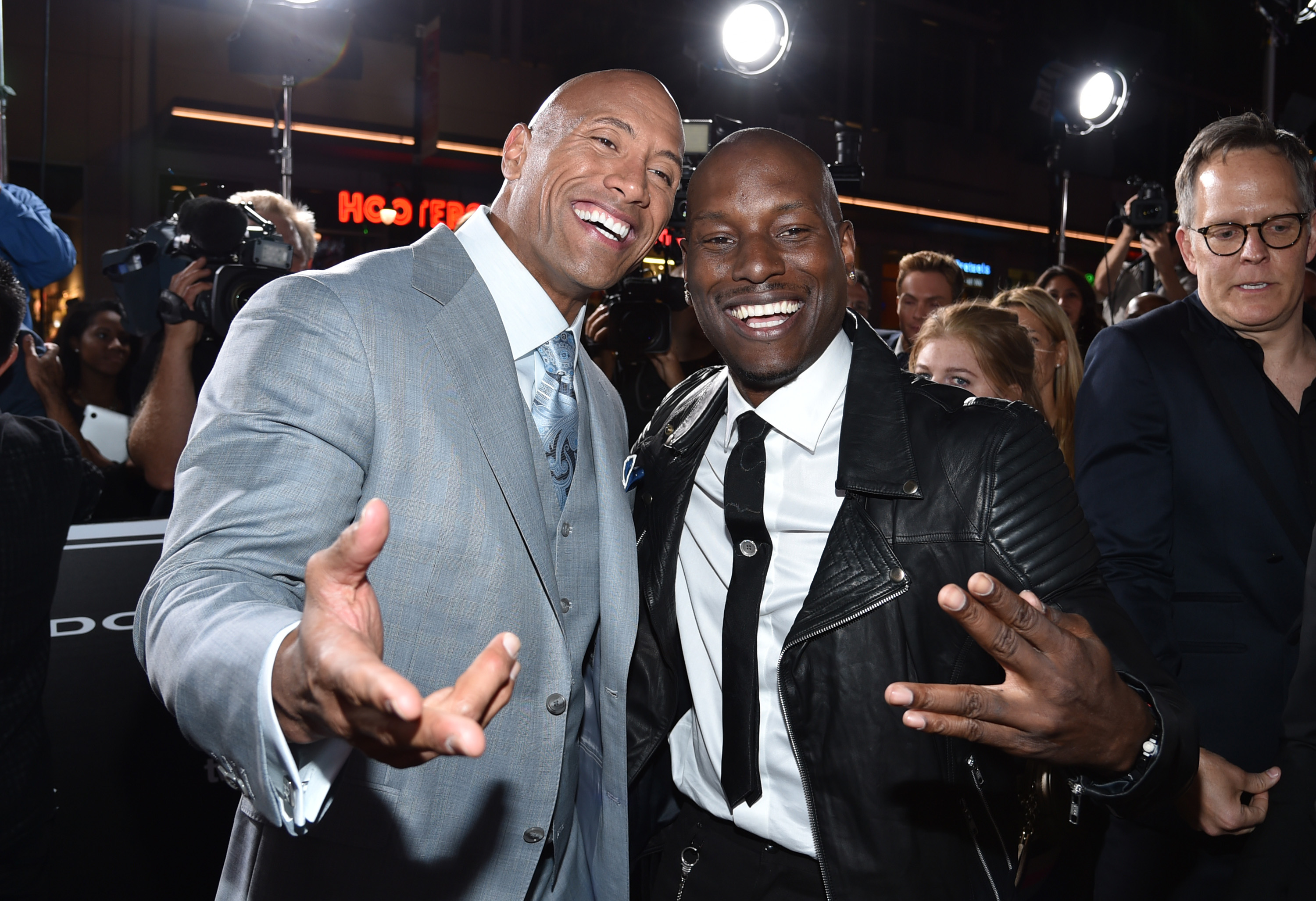 Dwayne Johnson Supports Tyrese Gibson After Death of His Mom