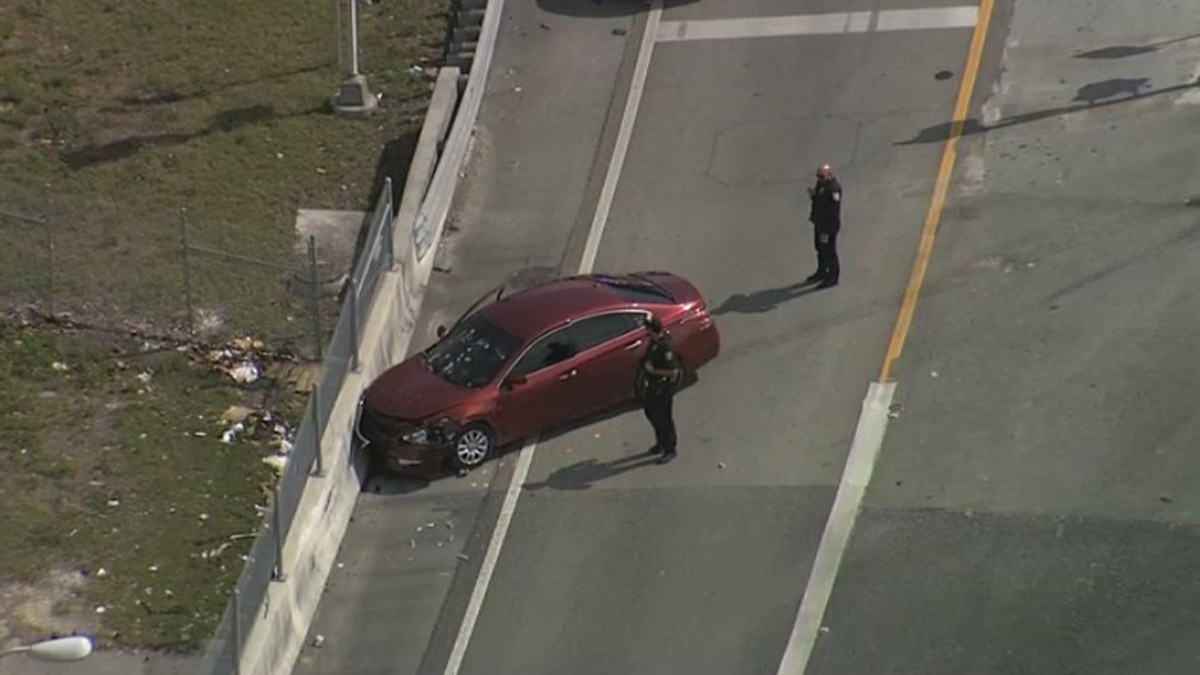 Scene of Fatal Shooting on Palmetto Expressway NBC 6 South Florida