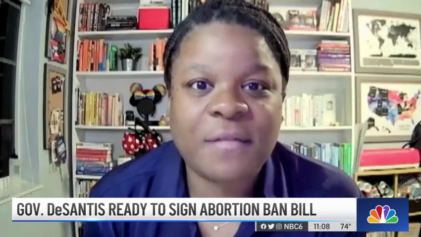 Activists React to Florida Abortion Ban Bill