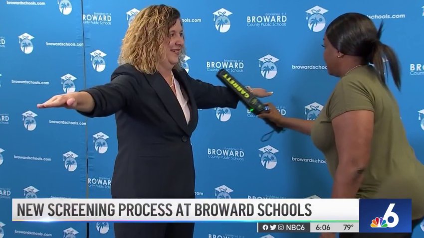 Broward Public Schools Using Handheld Metal Detectors to Search for Weapons