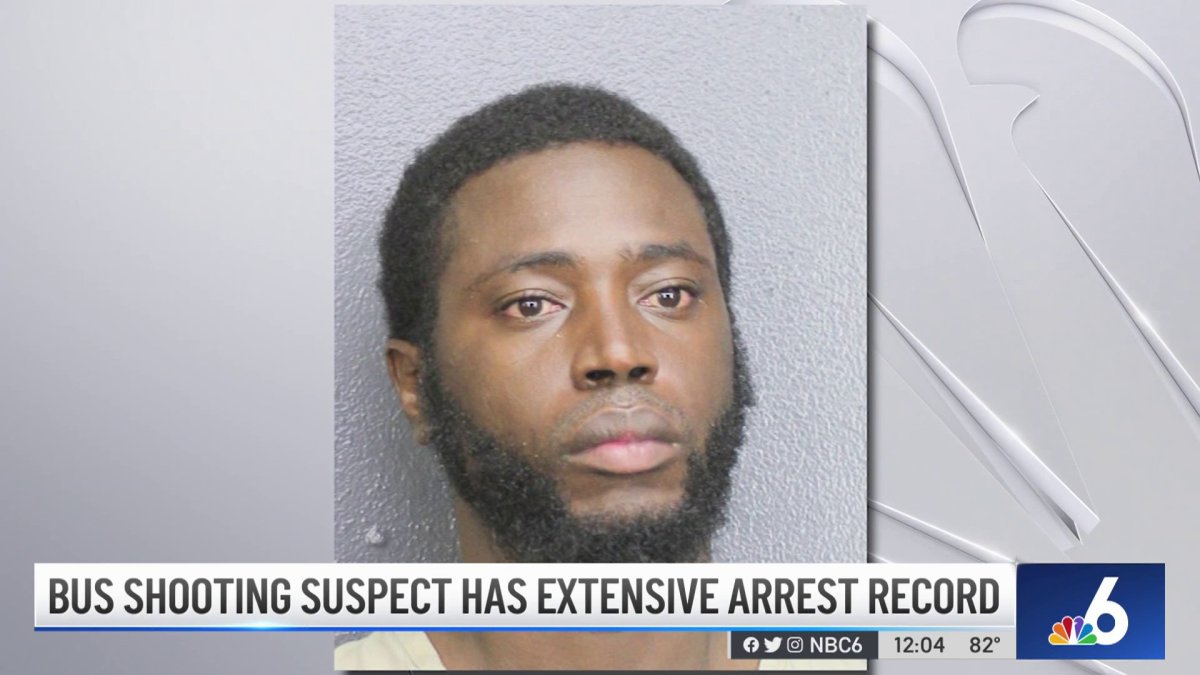 Fort Lauderdale Bus Shooting Suspect Has Extensive Arrest Record NBC
