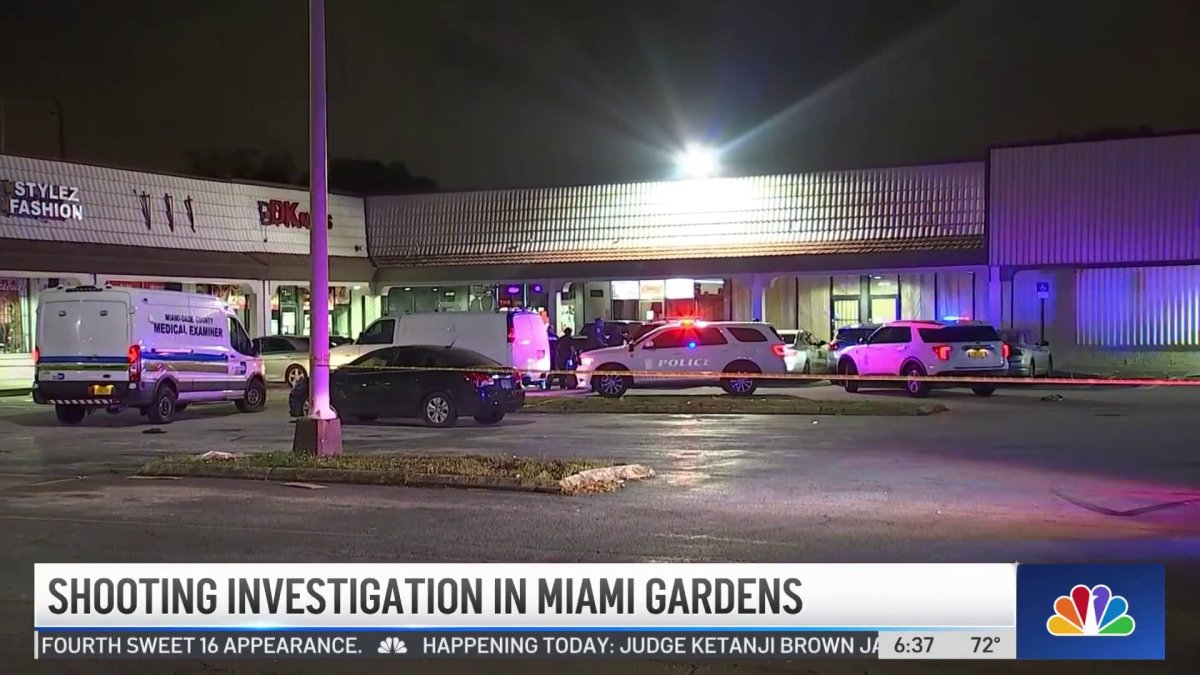 Shooting Investigation Outside Miami Gardens Barber Shop – NBC 6 South ...