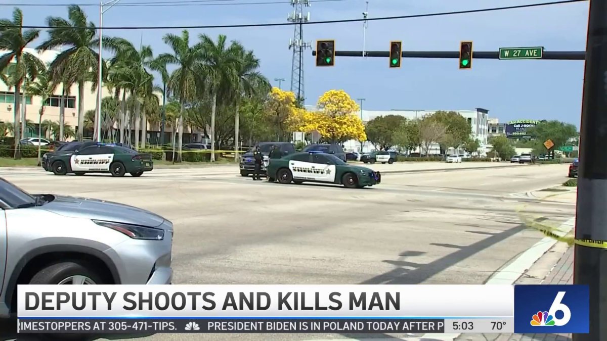 Broward Deputies Shoot and Kill Man – NBC 6 South Florida
