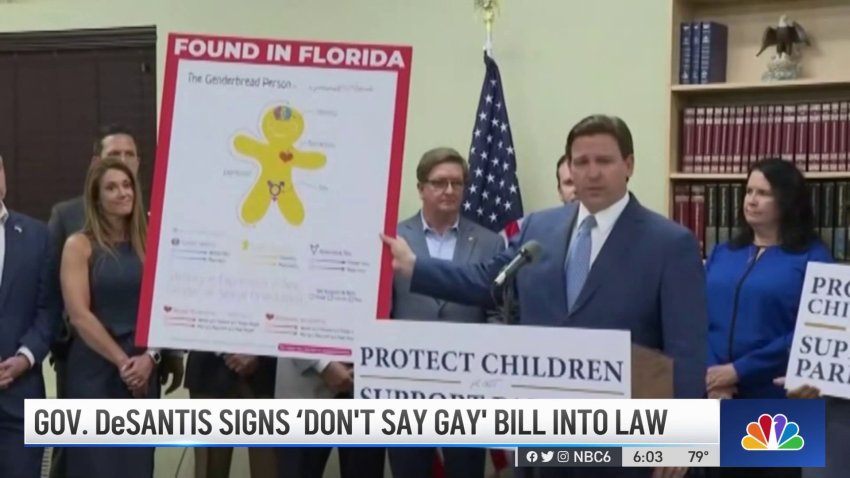 ‘Don't Say Gay' Bill Signed Into Law in Florida