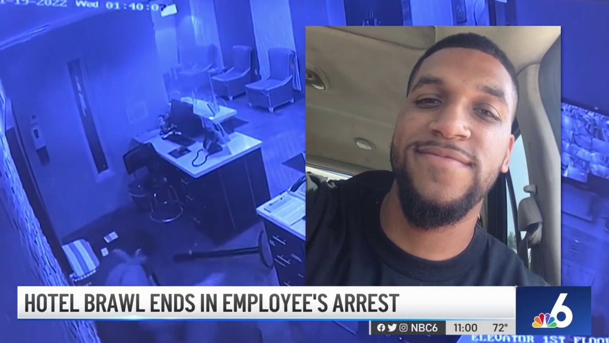 Hotel Brawl Ends in Employee’s Arrest NBC 6 South Florida