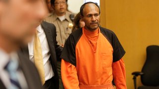 FILE - José Inez García Zárate enters the courtroom for his arraignment at the Hall of Justice in San Francisco, Calif., on July 7, 2015.