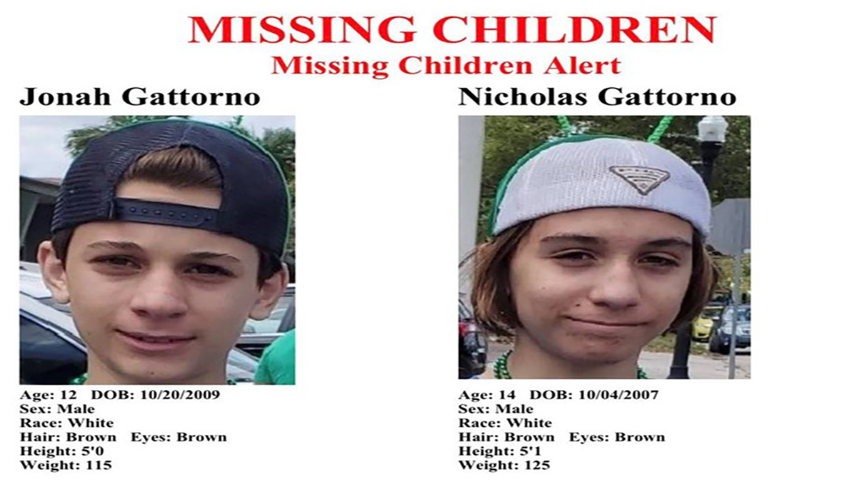 Missing Pembroke Pines Brothers Spotted in Dania Beach: Police Missing Pembroke Pines Brothers Spotted in Dania Beach: Police