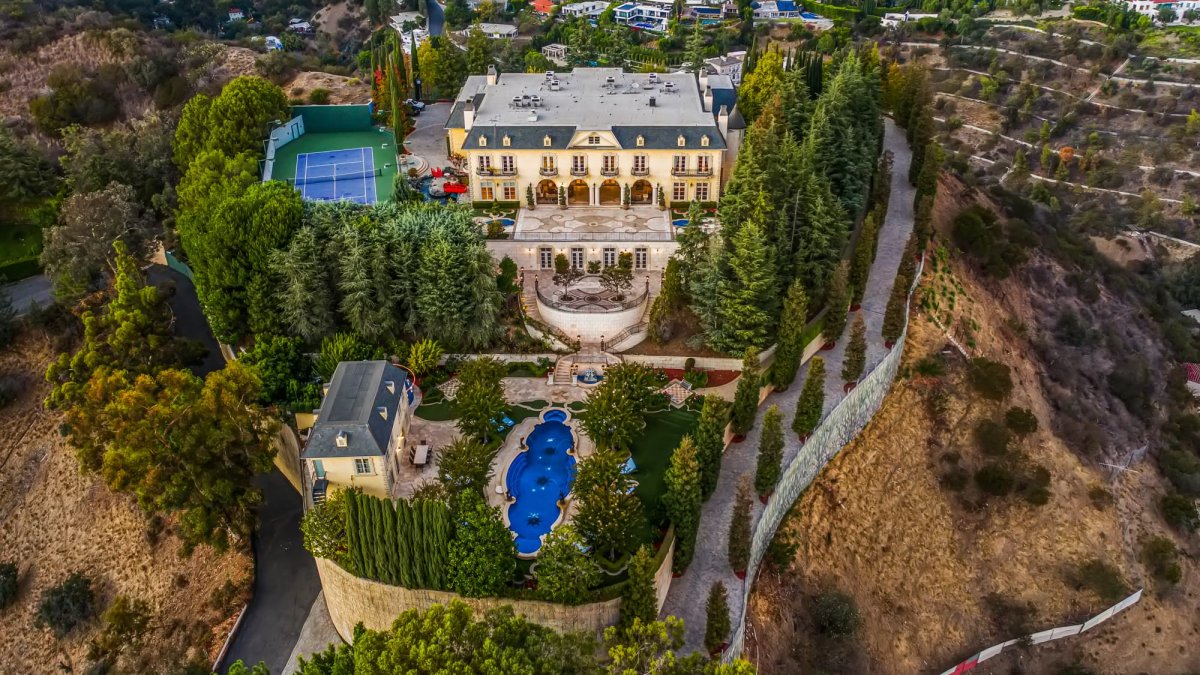 Inside the  Million Hilltop Palace for Sale in Beverly Hills