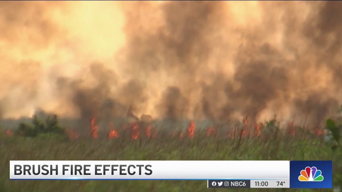 Brush Fire Concerns Remain in Western Broward County – NBC 6 South Florida