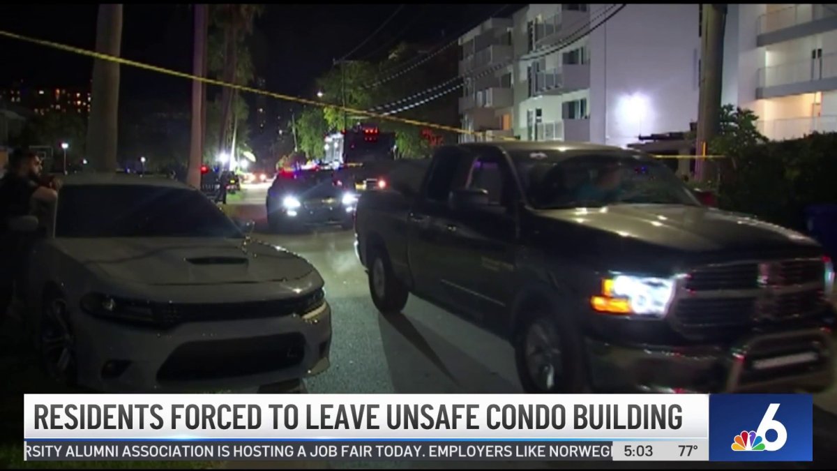 Residents Forced to Leave Unsafe North Miami Beach Condo Building NBC