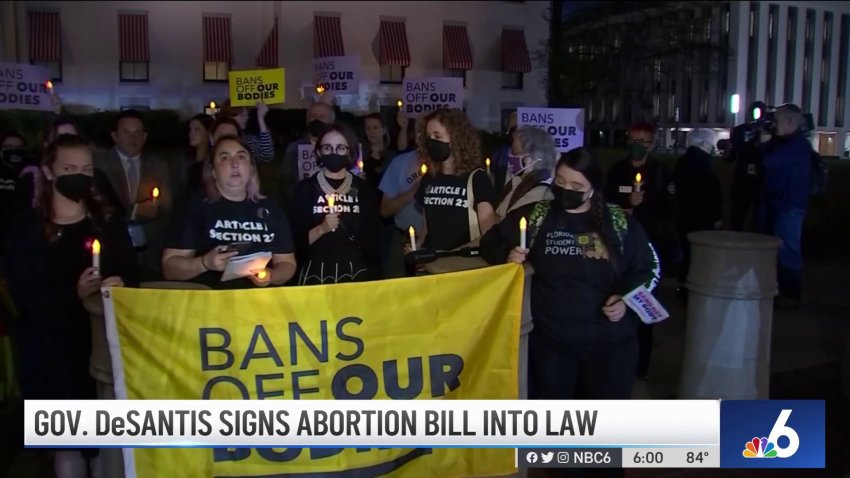 DeSantis Signs Abortion Bill Into Law