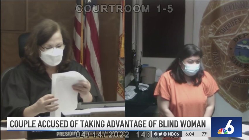 Couple Accused of Taking Advantage of Blind Woman