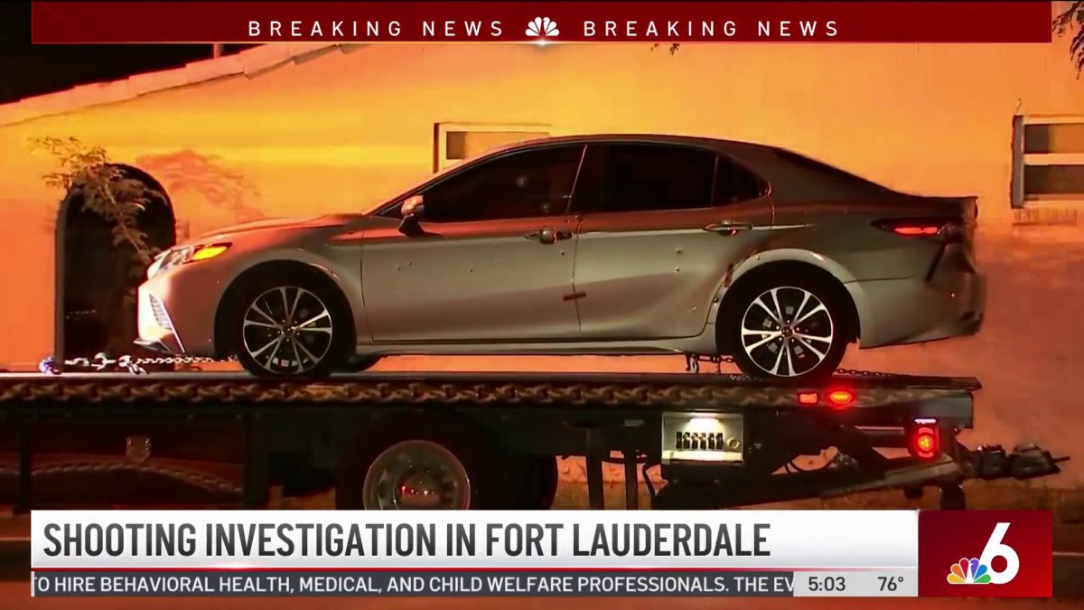 Shooting Investigation in Fort Lauderdale – NBC 6 South Florida