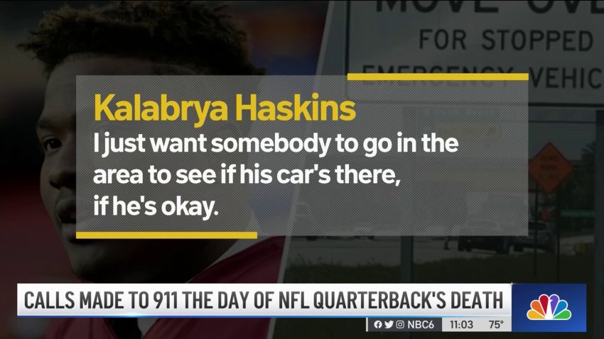 Panicked 911 Calls From Witnesses, Wife Released in Dwayne Haskins' Death